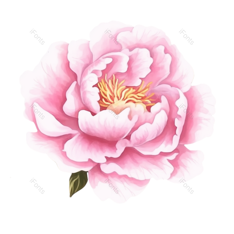 粉红色的花图片,灰色背景元素,PNG,免抠素材